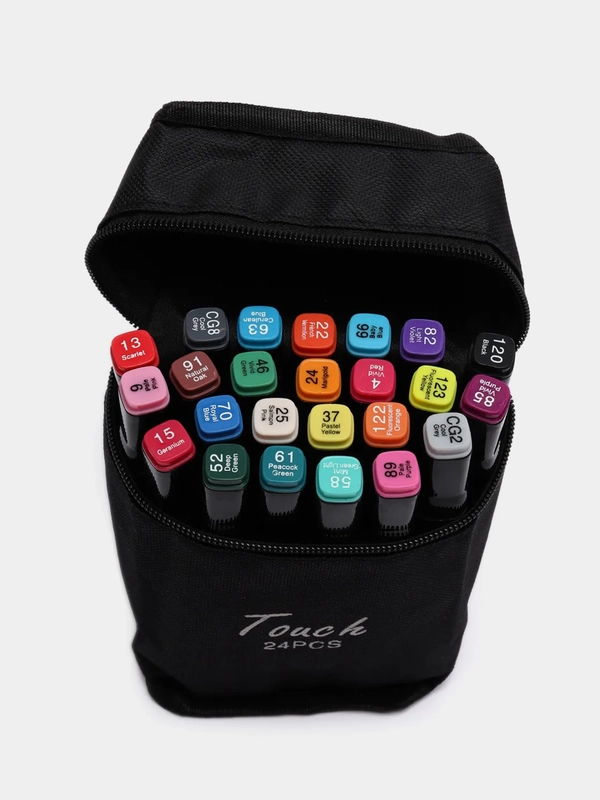 Набор маркеров двухсторонних для скетчинга купить по цене 510 ₽ в ...