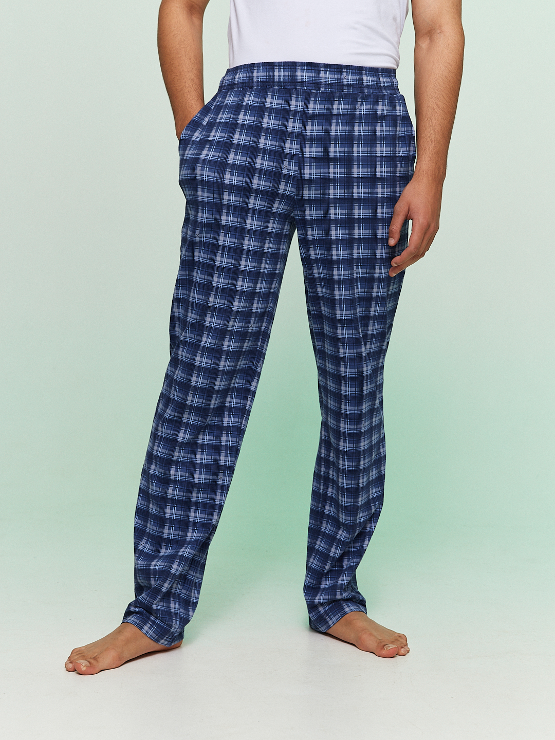Брюки мужские домашние в клетку большие размеры свободные пижама для домаZAVI купить по цене 1499 ₽ в интернет-магазине KazanExpress