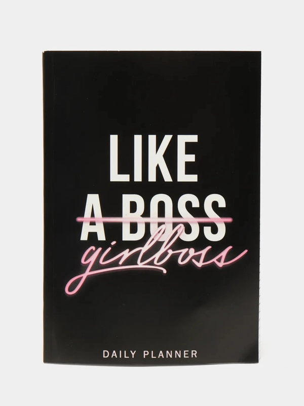 Ежедневник в тонкой обложке Like girlboss А5, 80 листов