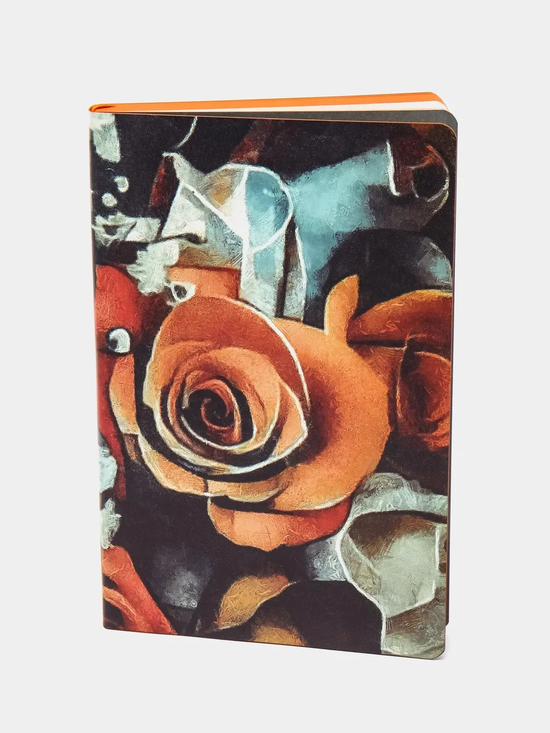 Ежедневник недатированный А5, BRAUBERG VISTA, под кожу, 136 л, "Rose flower"