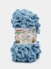 Синий пряжа Турция "Alize PUFFY"