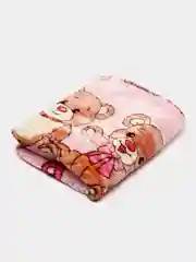 Розовый плюшевый плед, детский