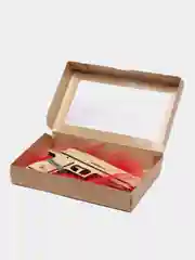 Пистолет-резинкострел деревянный, сувенир