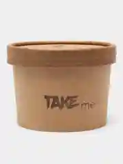 Декоративная свеча / Свеча в подсвечнике / Свеча в кашпо / TAKEME арт.TM004.04/персиковый
