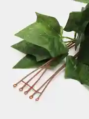 Зелёный хаки декоративная лиана, виноградная, плющ искусственный, цветы