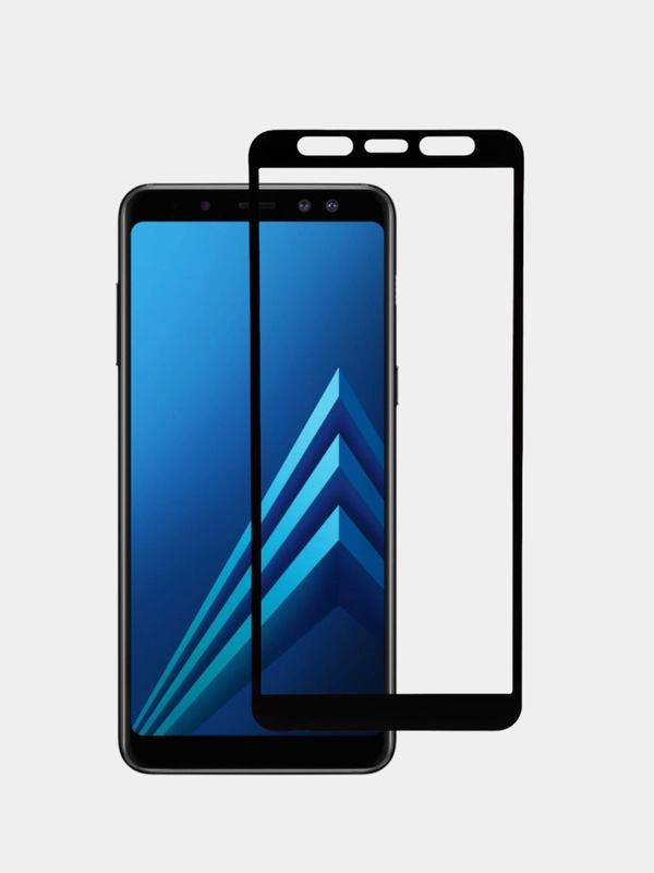 Защитное стекло 9D Samsung Galaxy A8+ (A8 Plus) (SM-A730F), Самсунг Галакси А8+ (А8 Плюс)