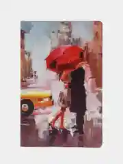 Ежедневник недатированный А5, BRAUBERG VISTA, под кожу, гибкий, 136 л, "Euphoria"