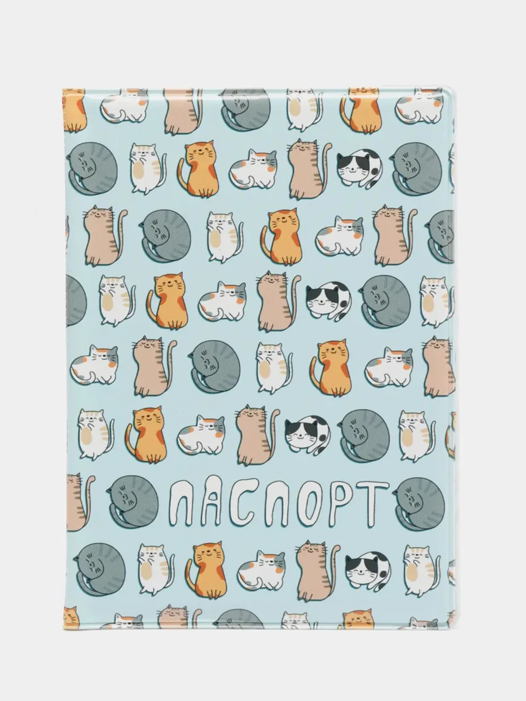 Голубой обложка на паспорт