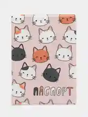 Розовый обложка на паспорт