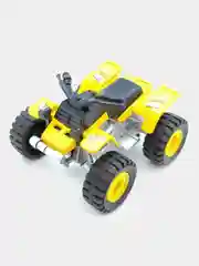 Желтый игрушка "Авто" "Квадрацикл", пластик, инерционный