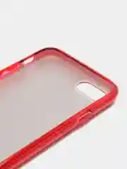 Красный чехол блестящий для iPhone 7, iPhone 8, iPhone SE 2020 накладка c блёстками
