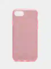 Розовый чехол блестящий для iPhone 7, iPhone 8, iPhone SE 2020 накладка c блёстками