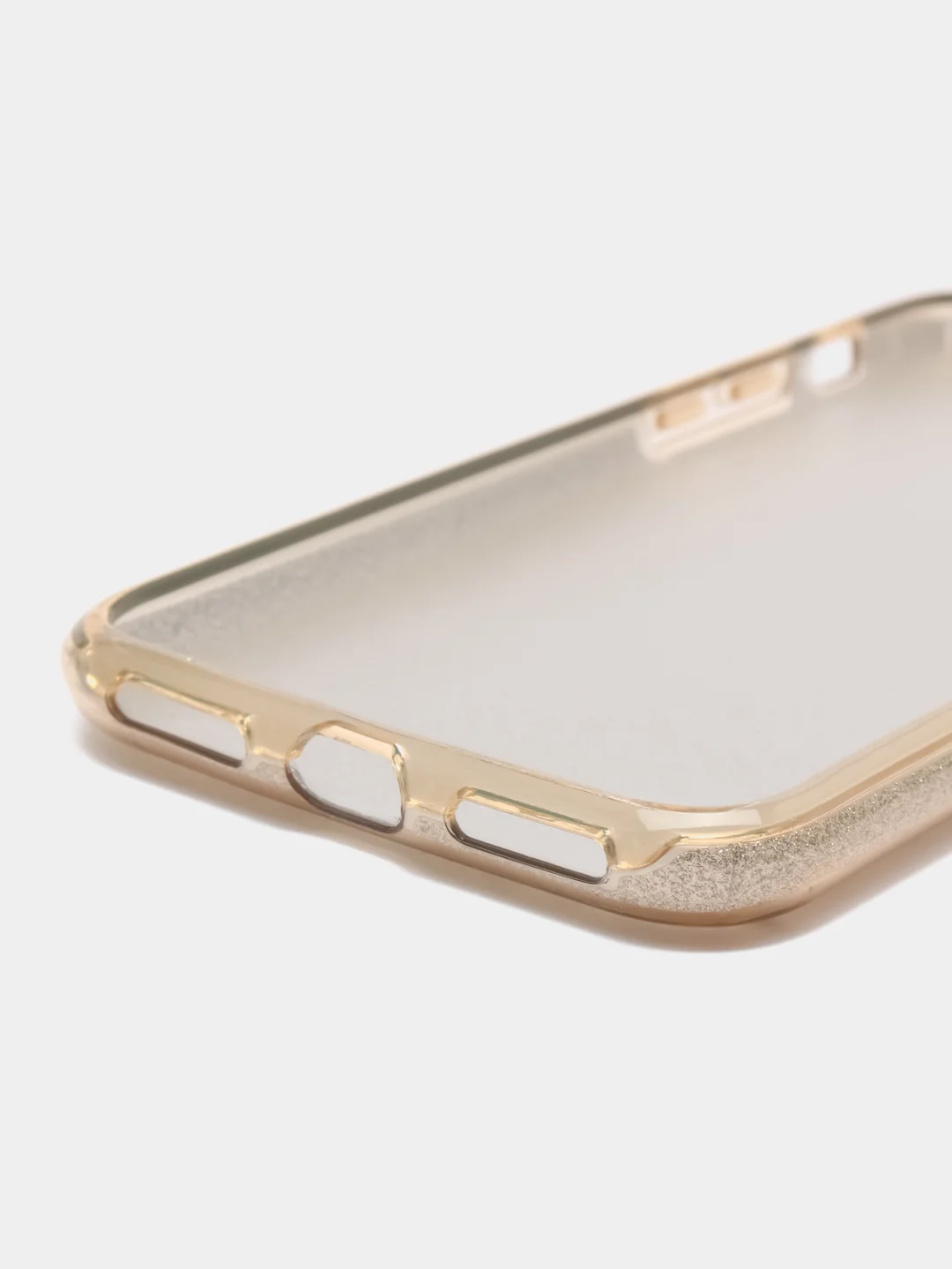 Золотой чехол блестящий для iPhone 7, iPhone 8, iPhone SE 2020 накладка c блёстками