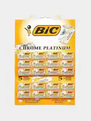 Лезвия BIC Chrome Platinum, 20 упаковок по 5 штук