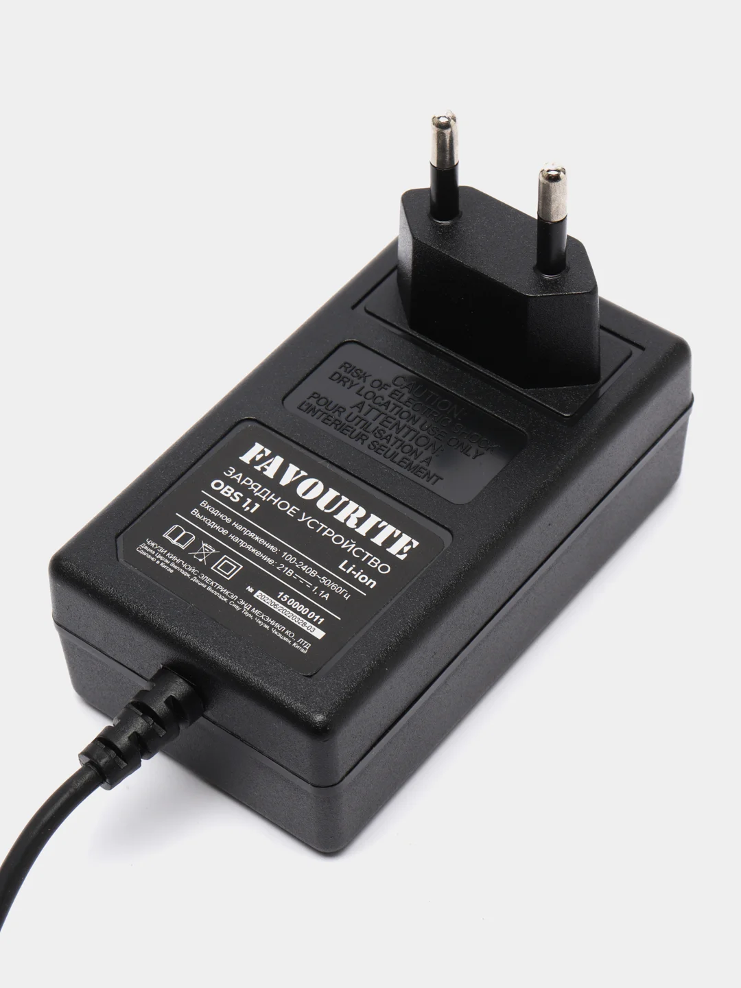 Зарядное устройство FAVOURITE OBS 1,1, 21 В, 1,1 А, One battery system