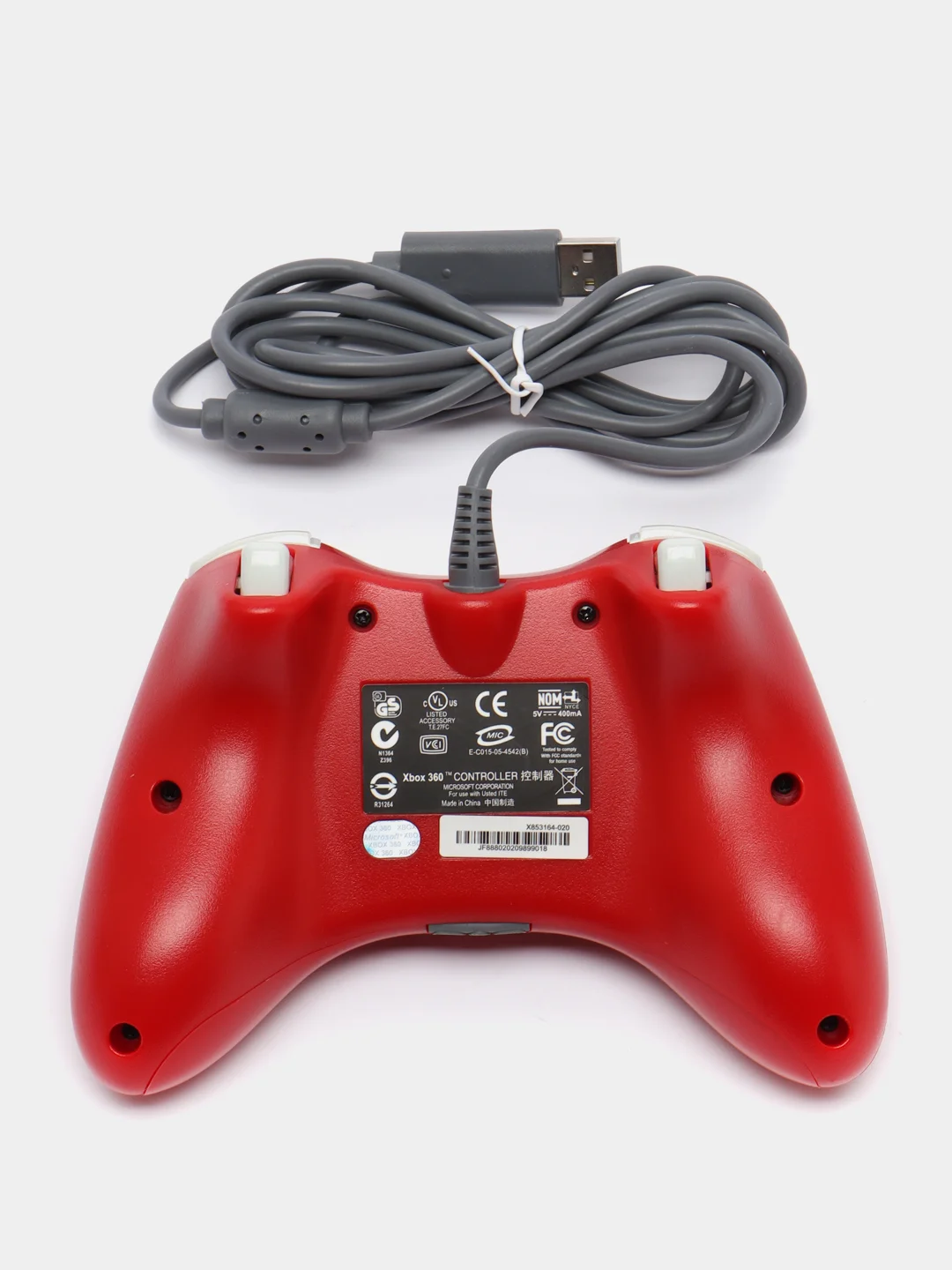 Белый джойстик проводной для Xbox360