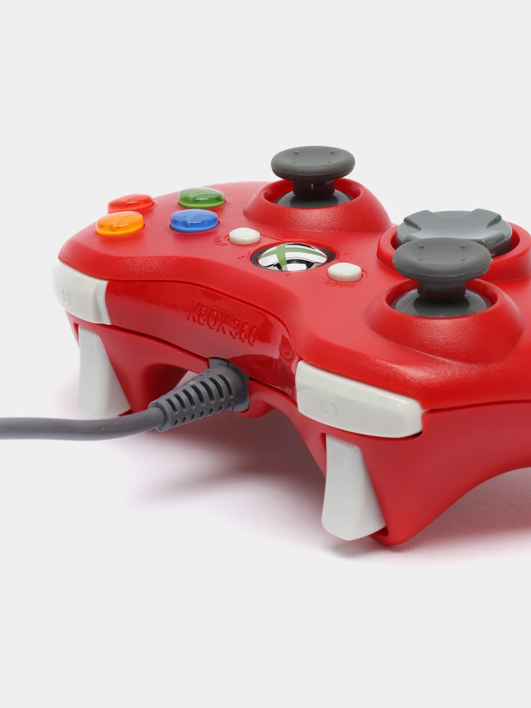 Белый джойстик проводной для Xbox360