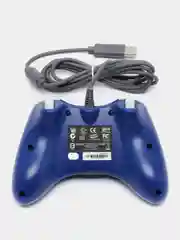 Синий джойстик проводной для Xbox360