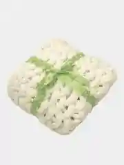Белый плед