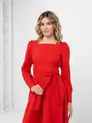 Красный платье праздничное Лиля