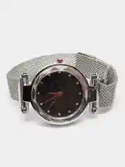 Серебряный женские часы с магнитным ремешком