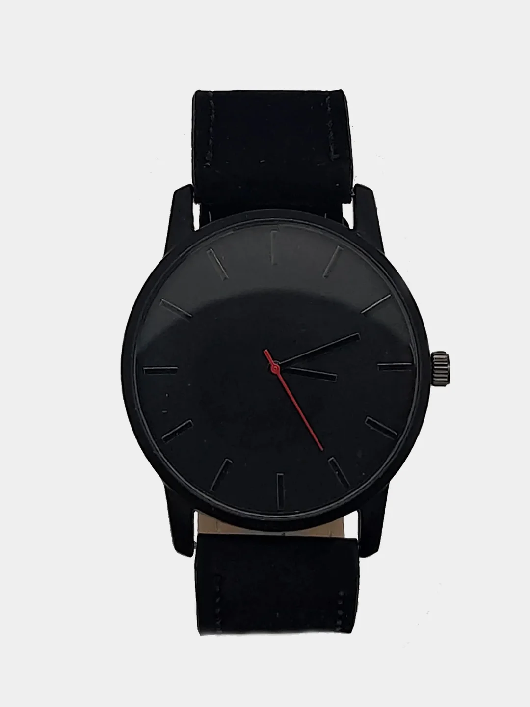 Мужские кварцевые часы Reloj с кожаным ремнем