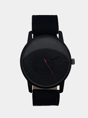 Мужские кварцевые часы Reloj с кожаным ремнем
