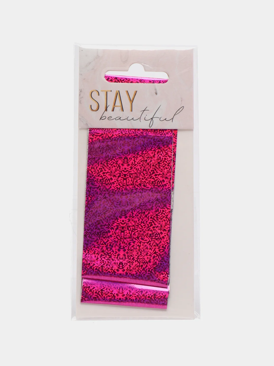 Переводная фольга для дизайна ногтей Stay beautiful, 4 х 100 см