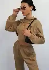 Хаки костюм спортивный женский