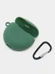 Зеленый чехол на Huawei FreeBuds 4 / 4E для беспроводных наушников КАРТОФАН силиконовый матовый