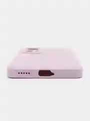 Фиолетовый чехол BROSCORP для Xiaomi 12 Lite матовый силиконовый тонкий, бортик вокруг камер