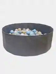 Голубой сухой бассейн, складной, с шарами, 180 штук, 100*30 см