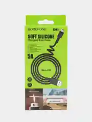 Черный usb Кабель Borofone BX31 для быстрого заряда телефона Android Micro USB/Type-C