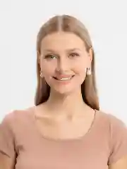 Алый серьги женские из ассимметрических фигур