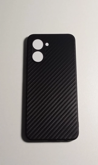 Чехол REALME C33 карбон с защитой камеры