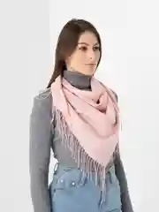 Конфетный платок женский, хлопок, бамбук, 90 х 95 см