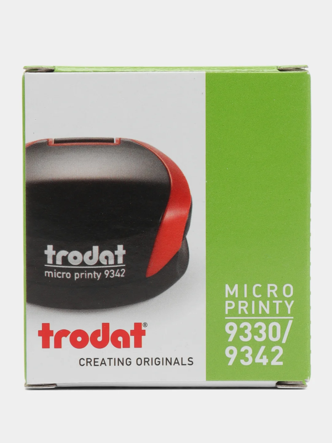 Оранжевый trodat Micro Printy 9342 Полуавтоматическая, карманная оснастка для печати а