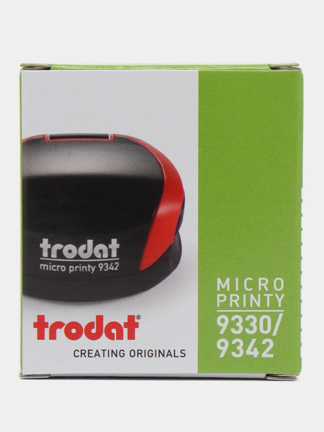 Салатовый trodat Micro Printy 9342 Полуавтоматическая, карманная оснастка для печати а