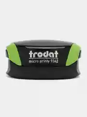 Салатовый trodat Micro Printy 9342 Полуавтоматическая, карманная оснастка для печати а