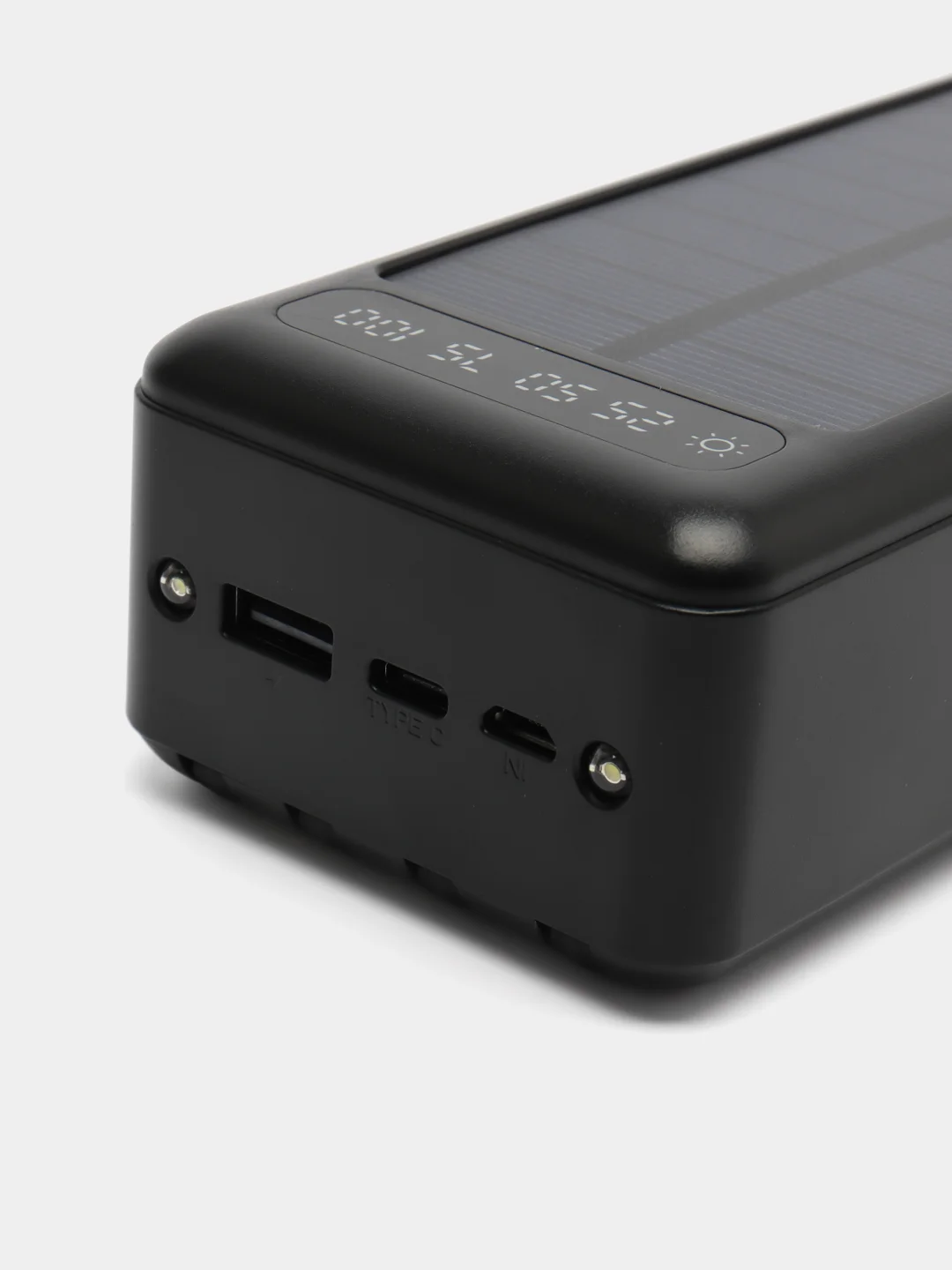Внешний аккумулятор 50000 mAh, повербанк Power Bank с солнечной батареей