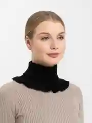 Черный женская зимняя манишка