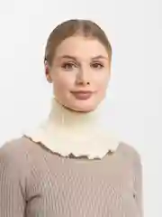 Бежевый женская зимняя манишка