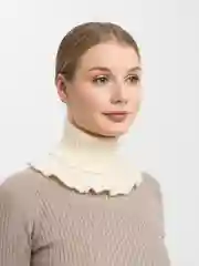 Бежевый женская зимняя манишка
