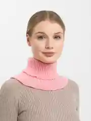 Розовый женская зимняя манишка