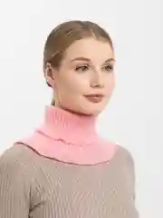 Розовый женская зимняя манишка