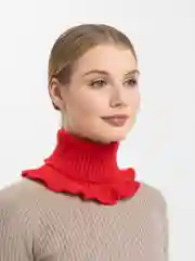 Красный женская зимняя манишка