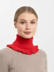 Красный женская зимняя манишка