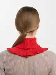 Красный женская зимняя манишка