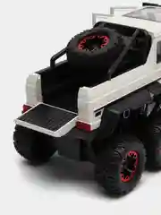 Желтый металлическая модель машины "Гелендваген 6x6", свет и звук, масштаб 1:20/гелик 6х6