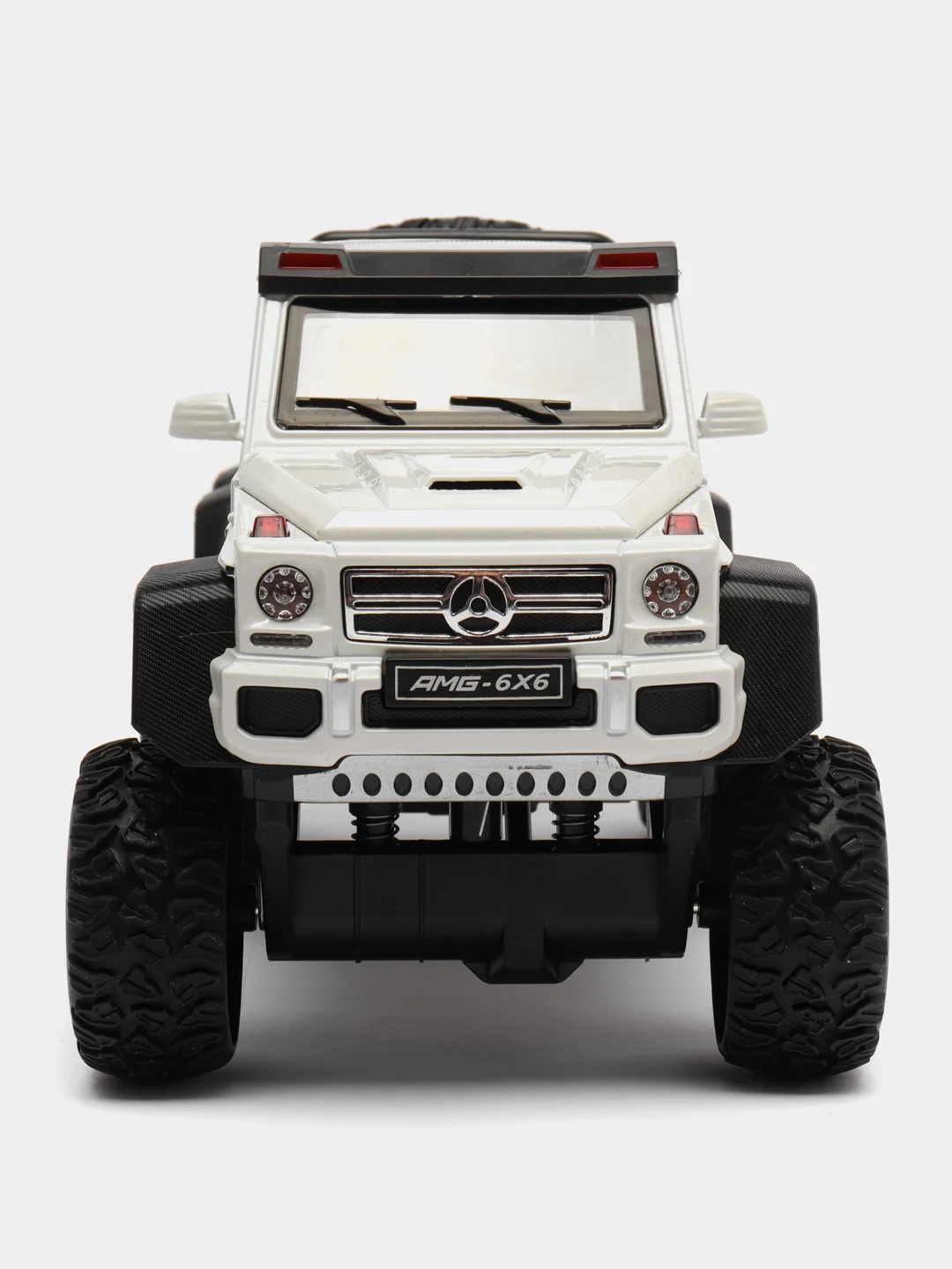 Желтый металлическая модель машины "Гелендваген 6x6", свет и звук, масштаб 1:20/гелик 6х6